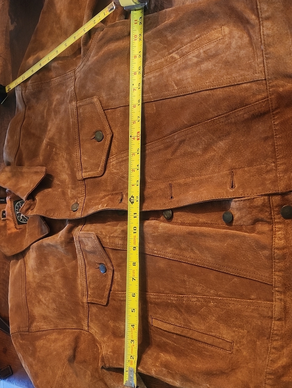 Harold's Brown Suede Jean style Jacket - Picture 5 of 6